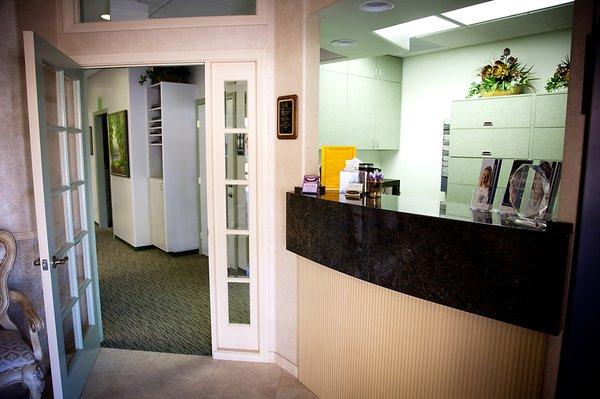 Reception area