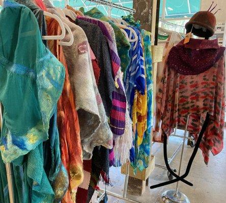 Shop beautiful garments made by WNC fiber artists.