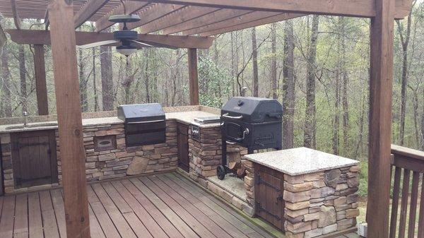 Outdoor Kitchen in Milledgeville, GA.