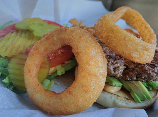 Say hello to Dani California, our super popular veggie burger.