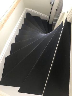 Freshly painted stairs