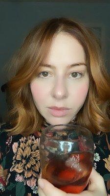 Copper hair & a negroni.