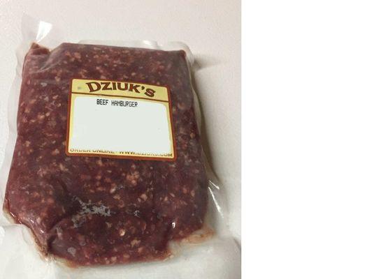 The ground steak is absolutely delicious...........We have Dziuk's or Penchorns do our processing and packaging