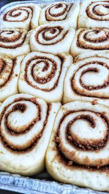 Our Signature Cinnful Cinnamon Rolls made from scratch