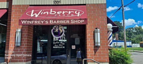 Winberry place Winfrey's Barber Shop.