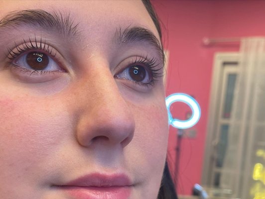 After: Lash Lift & Tint