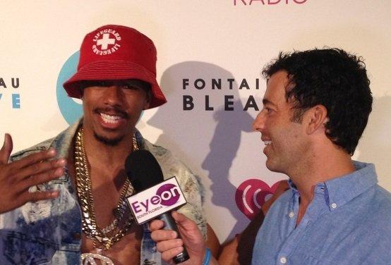 Dave interviewing Nick Cannon