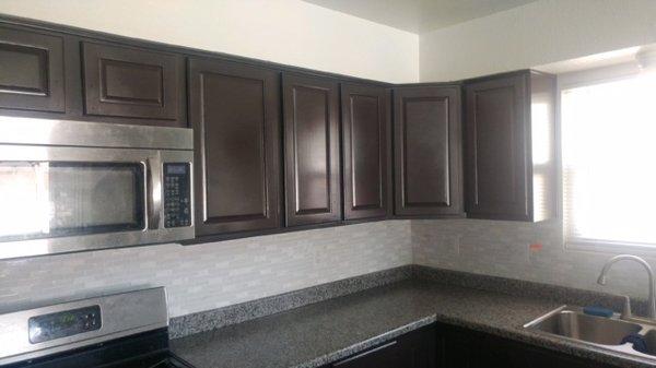 Finished Cabinets