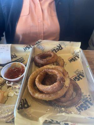 Onion rings.  Meh.