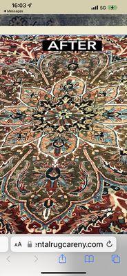 Antique Harris Persian rug