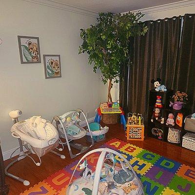 Bella's Tots Infants room.