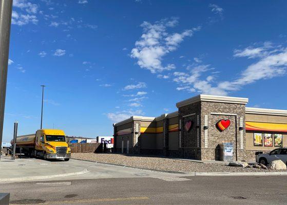 Love's trucks dropping off more gas