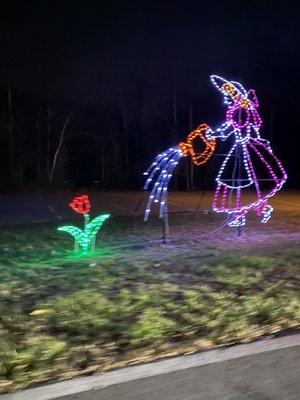 A small preview of the light display.