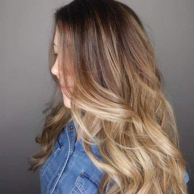 Balayage color