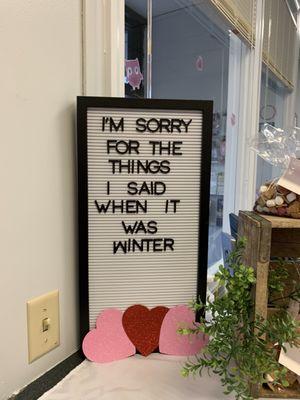 Lmao that's hilarious... then again everyone keeps scaring me by telling me it's been a mild winter (I am from Florida)