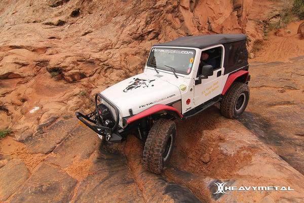 Metalcloak TJ featuring the TJ Long Travel Rubicon Express Long Arm Upgrade