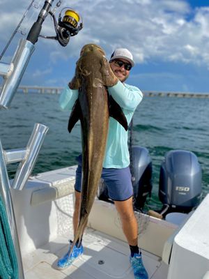 Yamaha 150 mako boat cobia Chesapeake bay Oyster Cove Boatworks