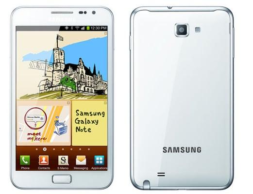 Galaxy NOTE White UK Ver. Free with 2 year Contract (Limited Offer)