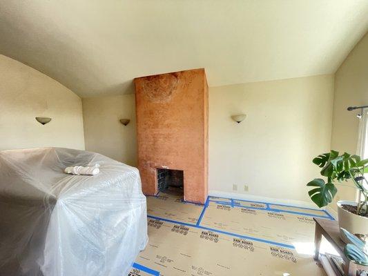 Up date fireplace!! To Gas insert fireplace