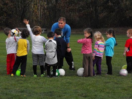 In the Little Eagles program, young students can learn the fundamentals of sports like basketball and soccer.