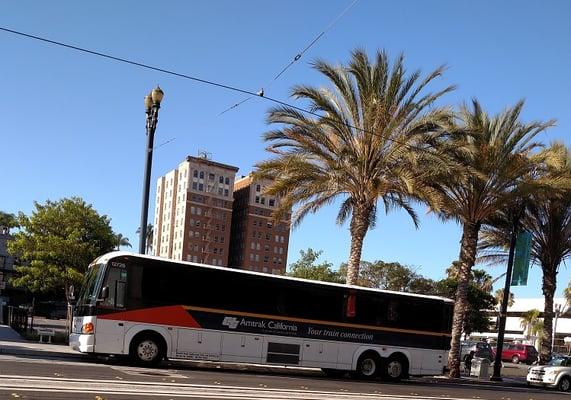 Amtrak Bus Stop