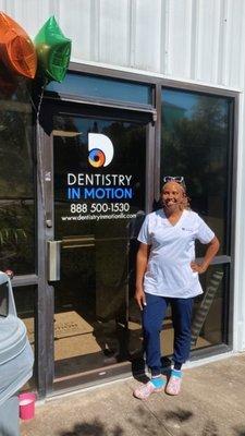 Dr. Monica Bolds in front of her boutique office