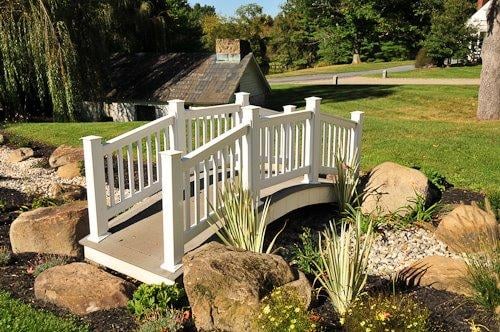 Bridge over Rock Garden which leads you to Parker's Grotto...A GREAT place to have your ceremony.