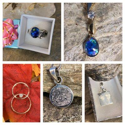 Memorial jewelry & fingerprint