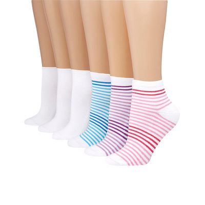 Hanes Women's ComfortBlend® Ankle Socks 6-Pack