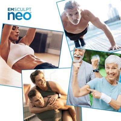 Revibe now offers Emsculpt NEO for men and women. Burn fat and tone muscle in 30m session.