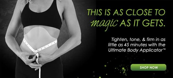 TIGHTEN, TONES & FIRMS IN AS LITTLE AS 45 MINUTES....check out my website https://www.wrapmepretty.myitworks.com