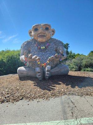 Peace from Troll Buddha seen at the Southbay Gardens. :)