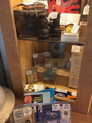 Some unique WWI and WWII items.