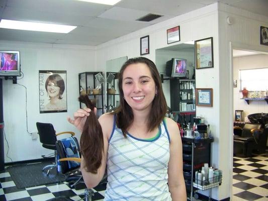 Donation to Locks of Love