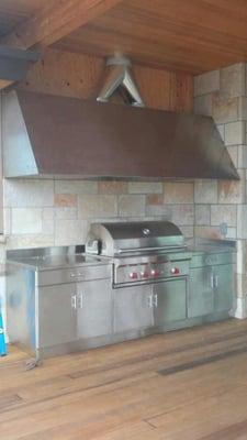 SS Outdoor kitchen