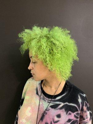 Creative cut and color for a creative soul!