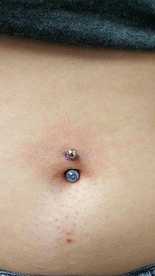 Some body piercings done by Jenn