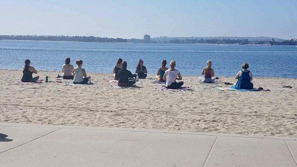 Offering yoga for your next outdoor event