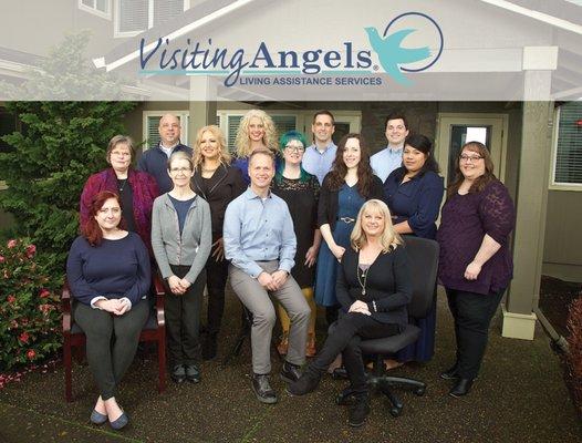 Portland and West Linn staff, ready to serve your in-home care needs.