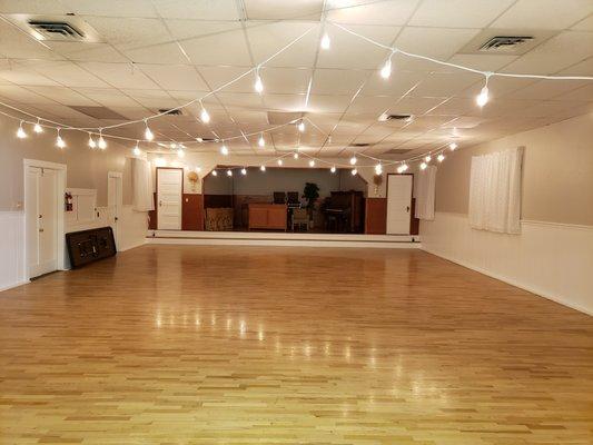 Main Hall ~ Great for dancing, Celebration of Life & Weddings