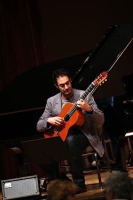 Payam playing Spanish Classical Guitar as a guest for The Piano Studio of Dr. Jung Sook Lee-French in Laguna Beach, CA.