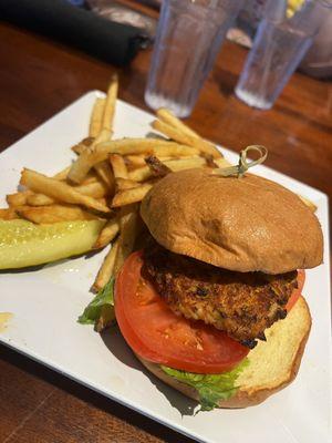 Crab cake sandwich