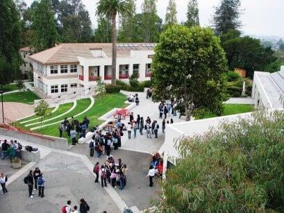 An aerial shot of the amphitheater on a not so clear day. I miss this place!