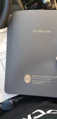 5 years of tax returns