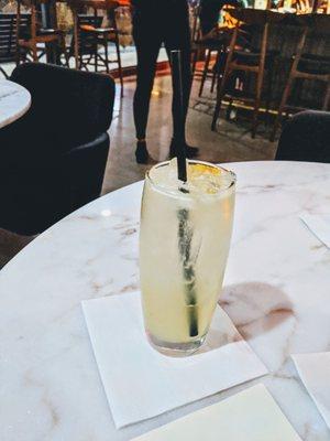 The Collins - Old Tom Gin, House-made Citrus Sorbet, Fresh Lemon Juice, Club Soda