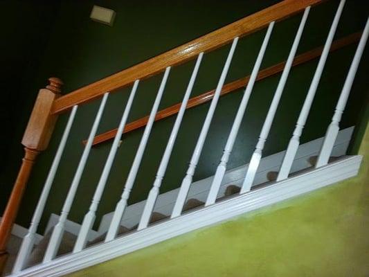 this is how the stairs looked before