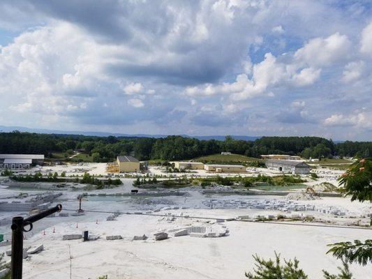 North Carolina Granite Quarry "The Rock" The Worlds Largest Open Faced Granite Quarry  :)