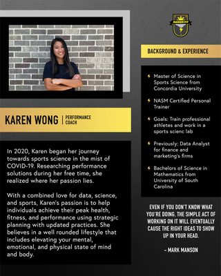 Karen Wong - Performance Coach