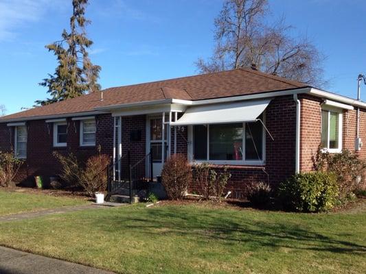 2 bedroom, 1 bath newly remodeled. New Windows. Sweet house, corner lot, fenced yard, garage. South Eugene Schools, stores.