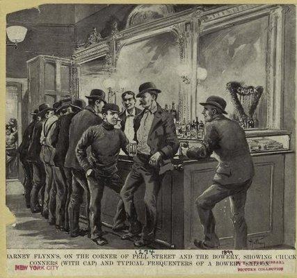 Historical drawing of Turn of the Century Saloon/Tavern